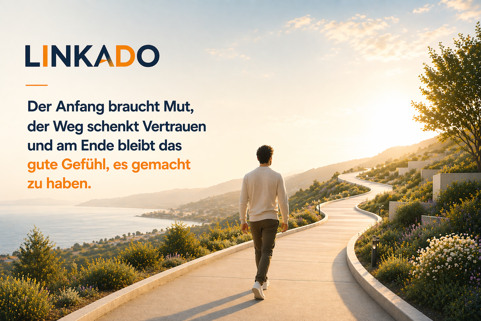 Linkado Cloud Dashboard mit Dateien, Kalender, Meetings und Chat